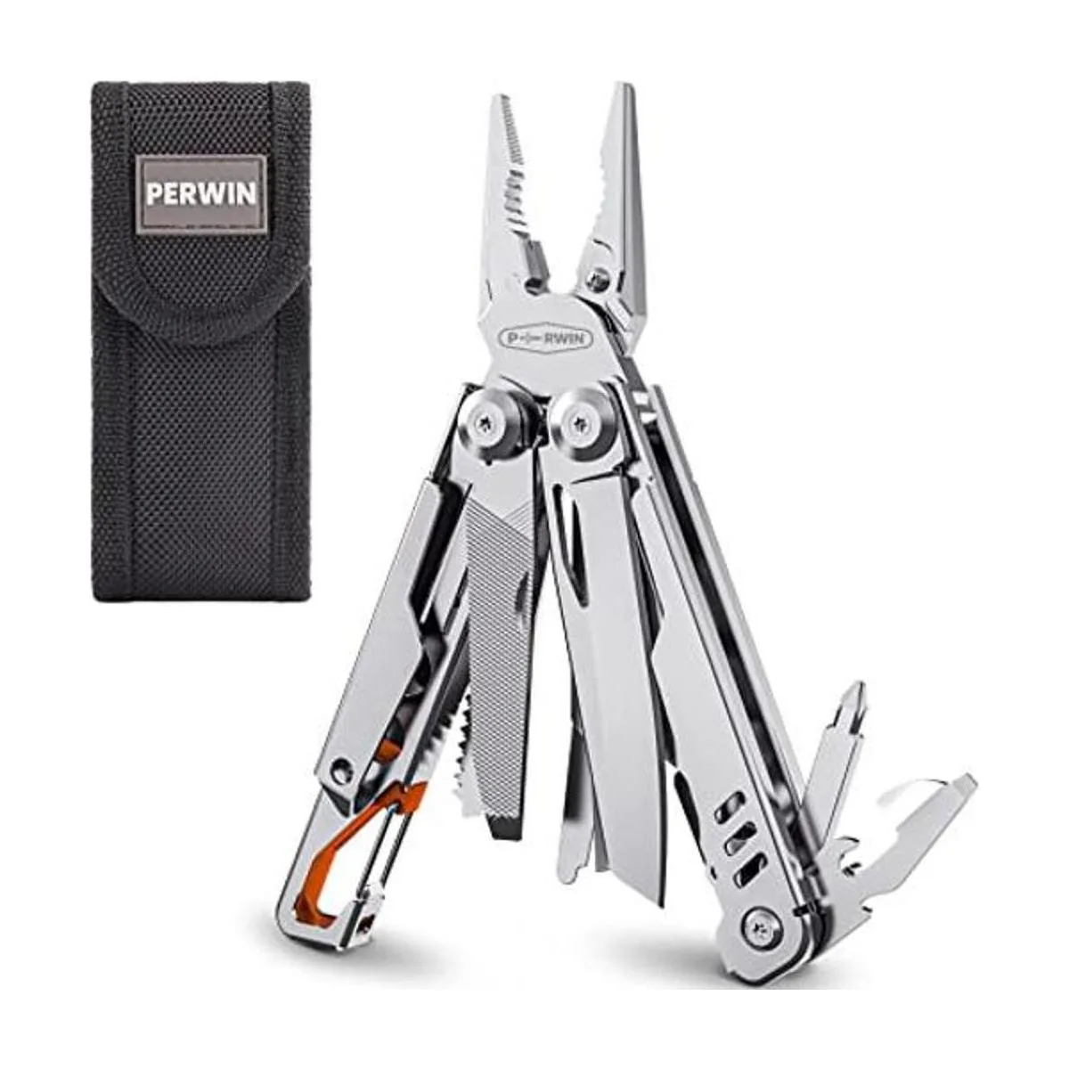 PERWIN Alicates multiherramienta 12 en 1 con mosquetón_1