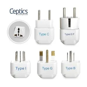 Ceptics Juego de enchufes adaptadores para viajes_2