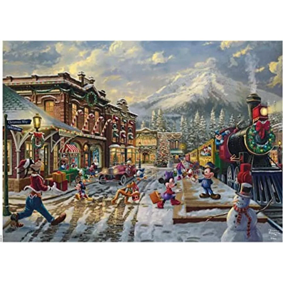 Ceaco Thomas Kinkade Holiday Candy Cane Express_1