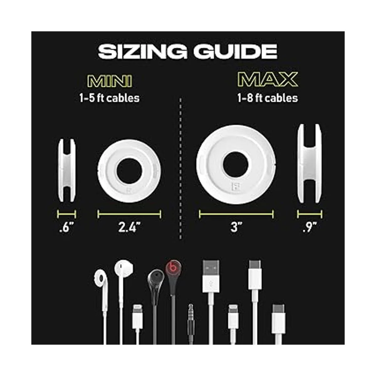 Bobinadora lateral Mini y Max Headphone auriculares y_2