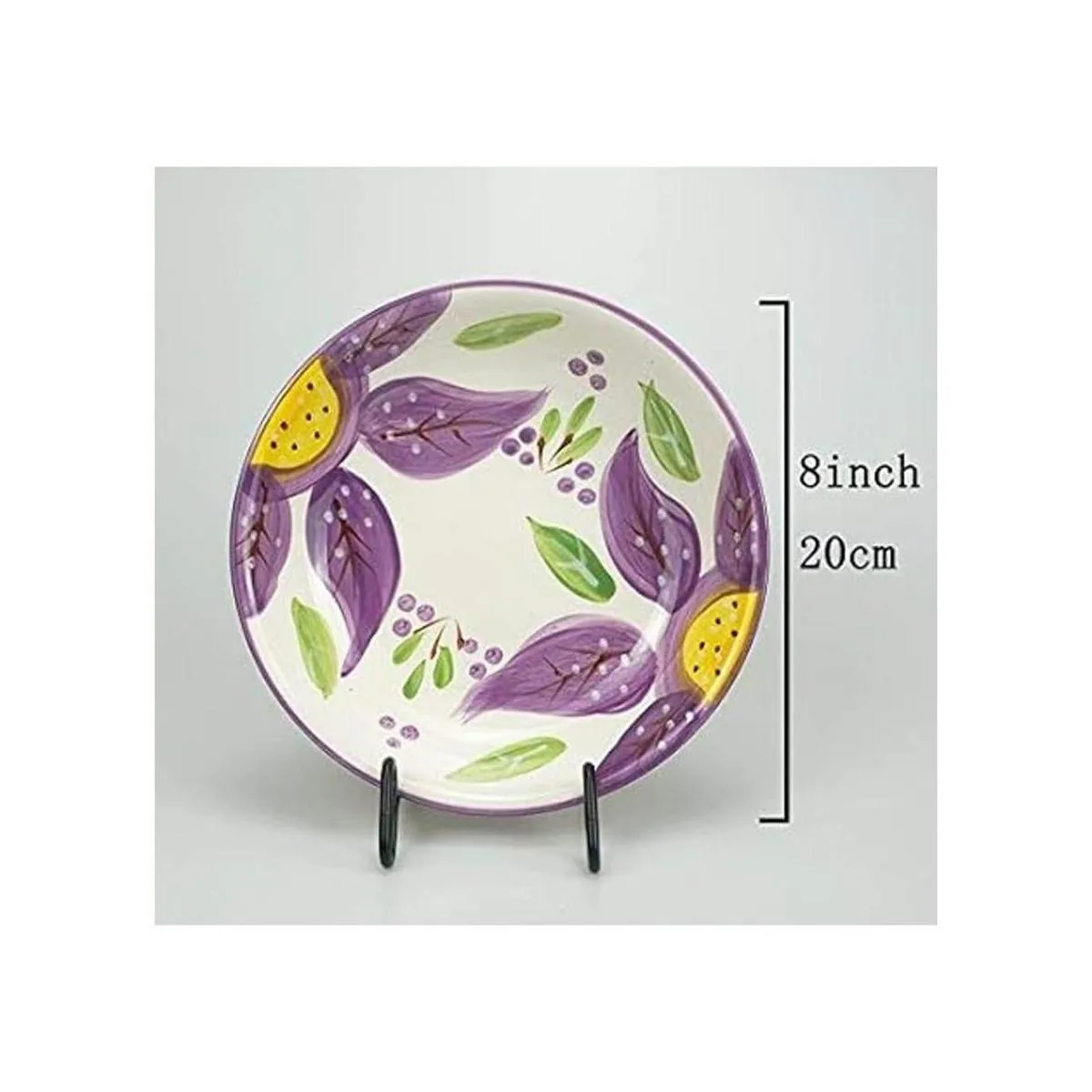 Artliving Paquete de 4 soportes negros de hierro para_3