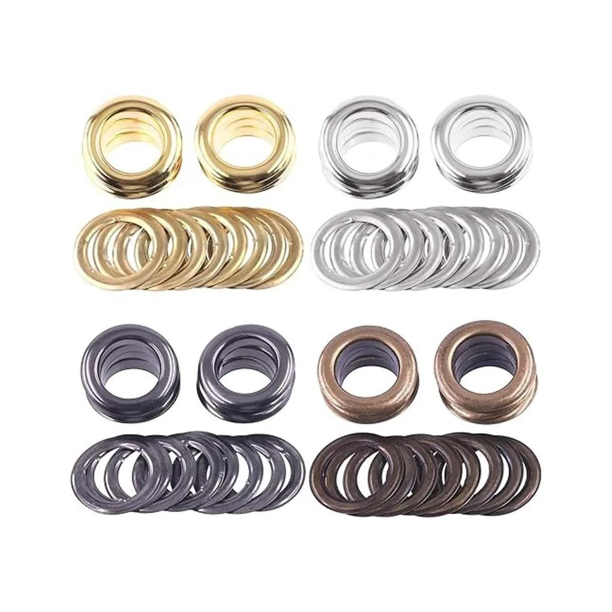 Keadic 32 juegos de ojales de 0.984 in de grosor de 1_1