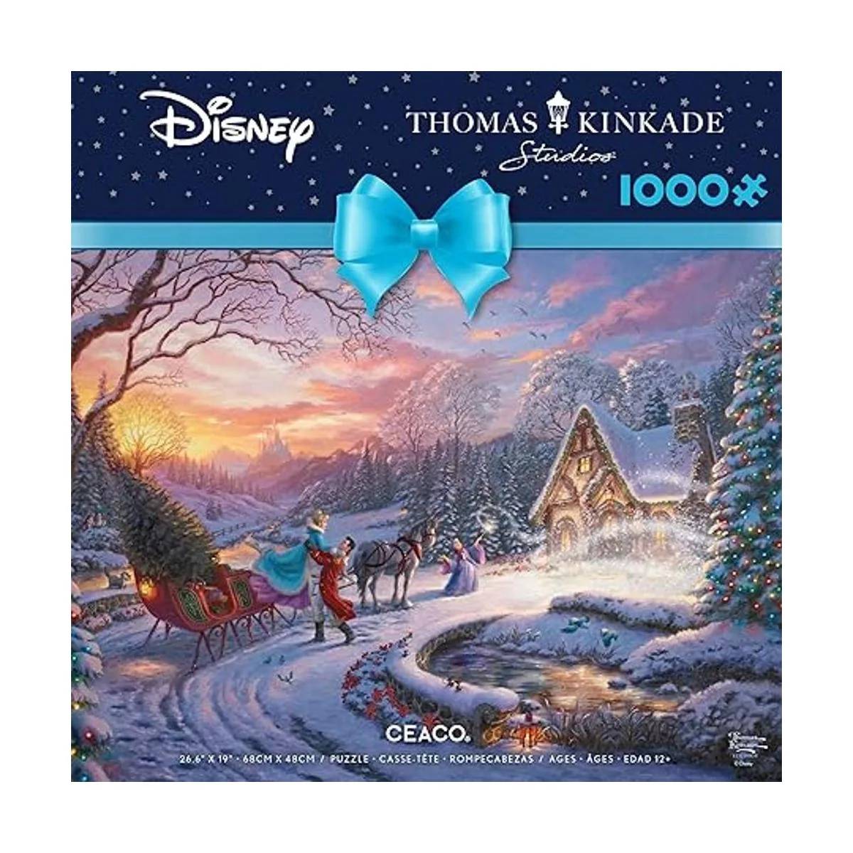 Ceaco Thomas Kinkade Holiday Cenicienta trayendo a casa_2