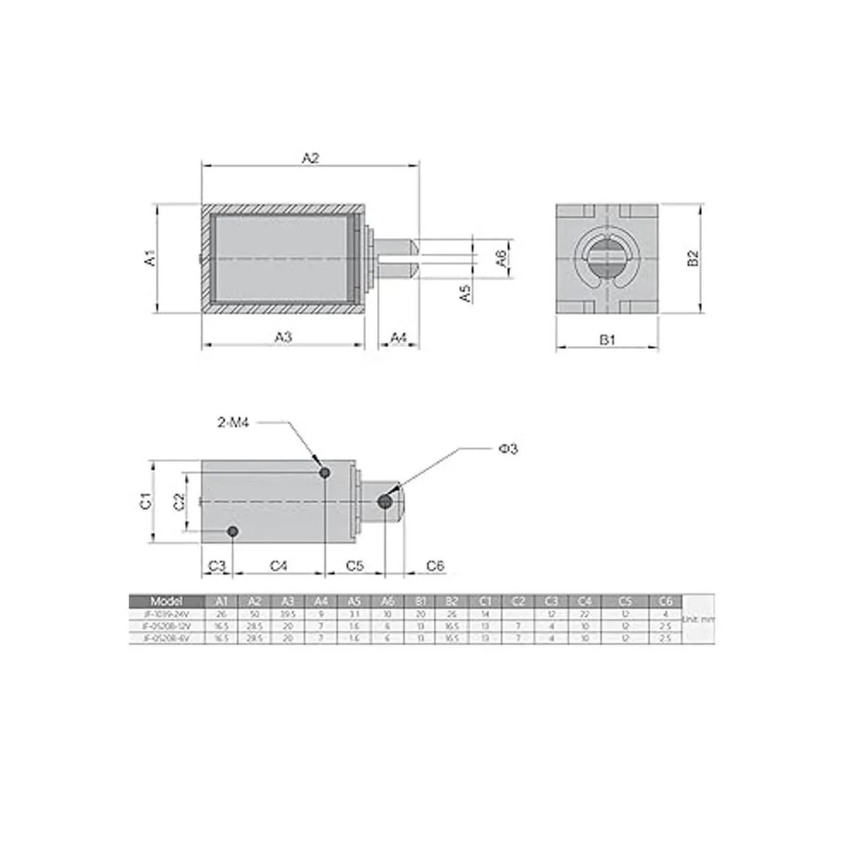 Fielect Electroimán electromagnético de 12 V 25 N tipo_3
