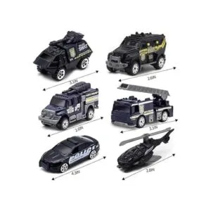 Juego de juguetes de coche de policía fundido a presión_5