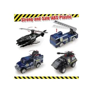 Juego de juguetes de coche de policía fundido a presión_3