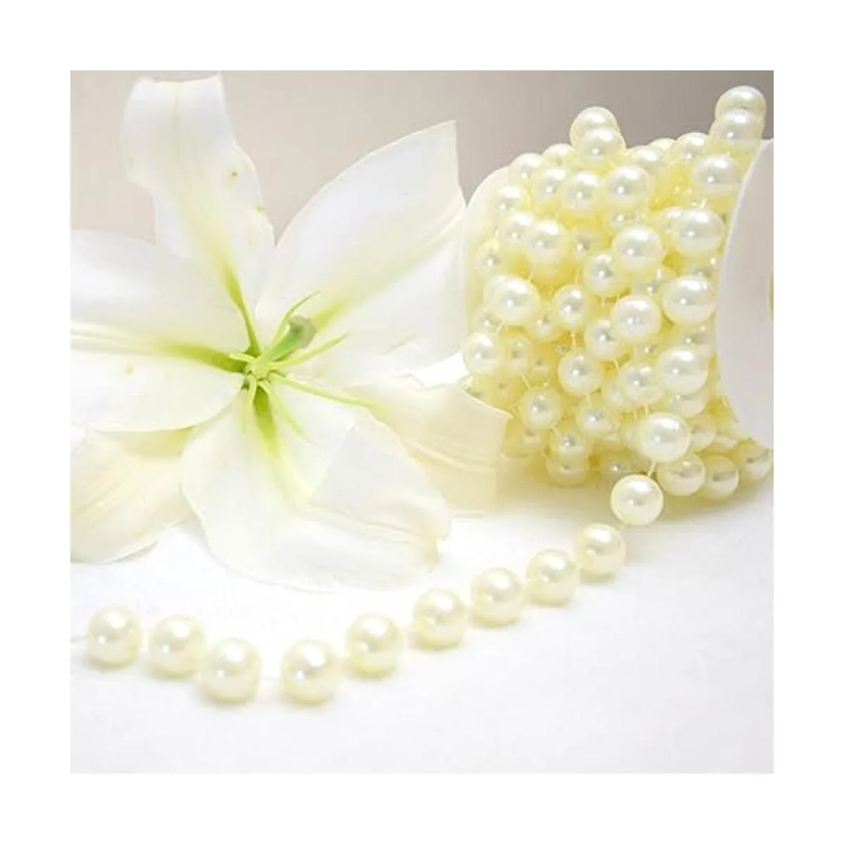 The Roll Cuentas de cristal de imitación de perlas de_3