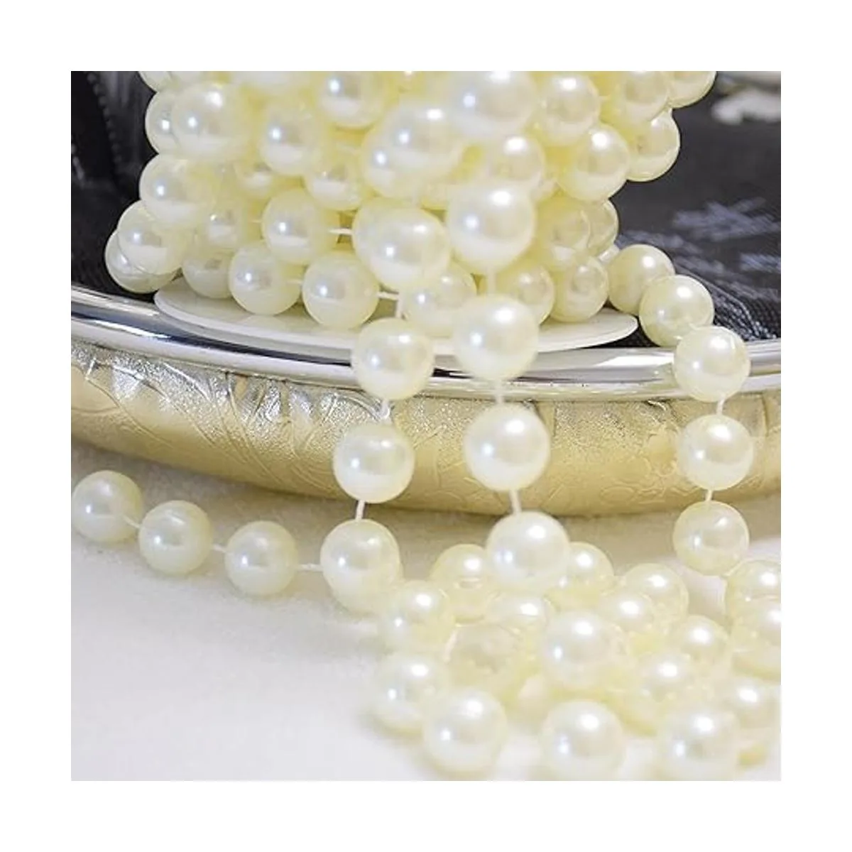 The Roll Cuentas de cristal de imitación de perlas de_4