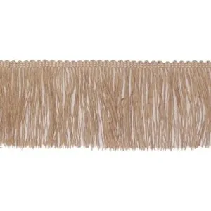 Encaje de yute con flecos de arpillera 4 pulgadas de_4