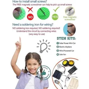 STEM 4 Juego de motor solar proyectos de experimento de_6