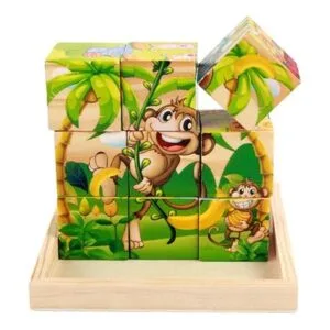 WINOMO Bandeja de bloques de rompecabezas de 6 piezas_4