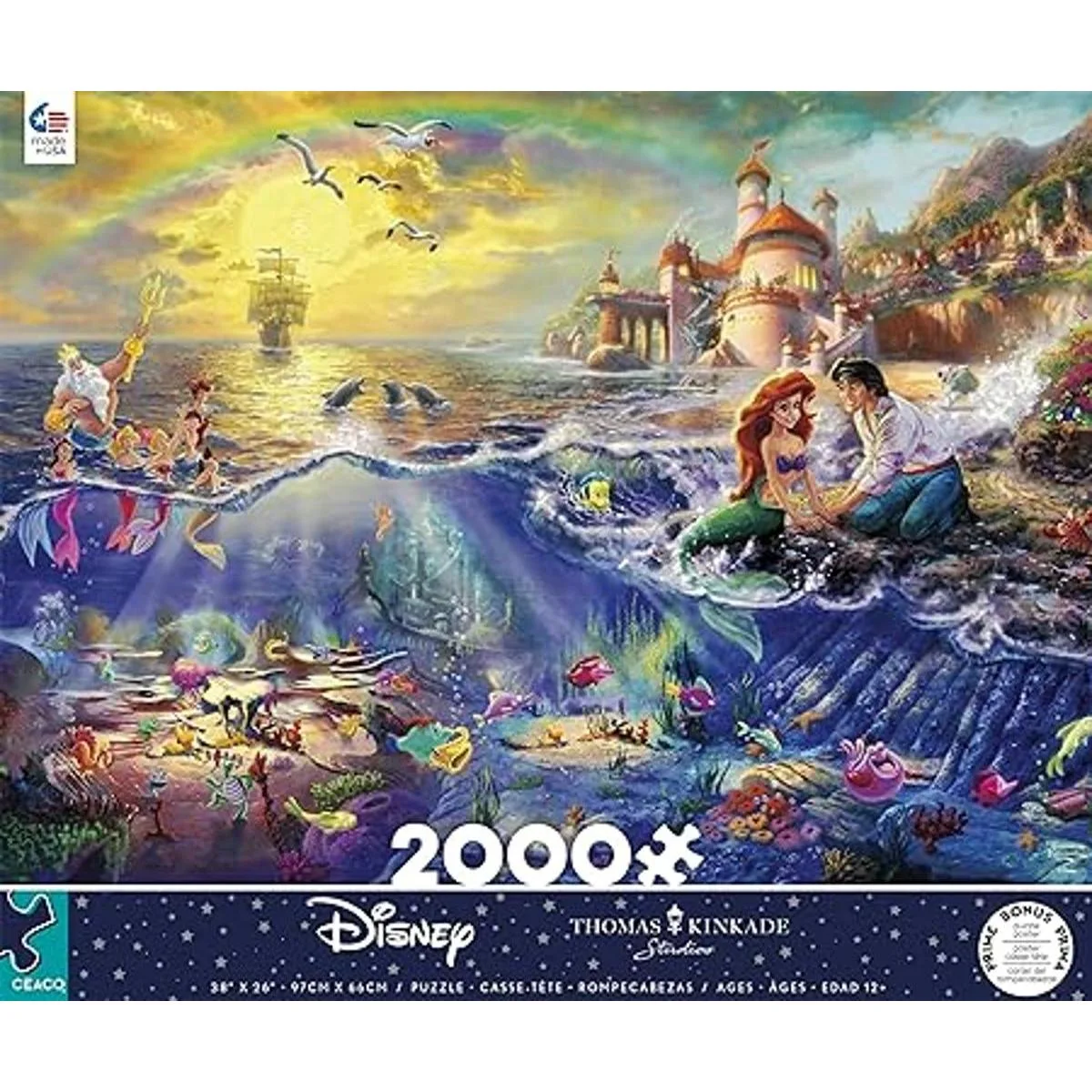 Ceaco Thomas Kinkade Colección Disney Dreams La_2