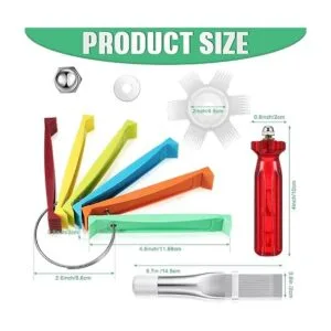 CHENGU Juego de 5 limpiadores de aletas de aire_3