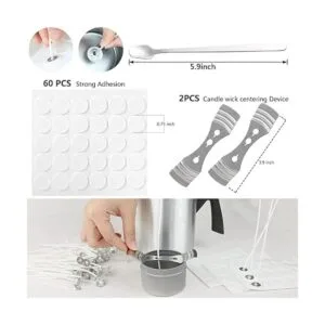 EricX Light Kit de fabricación de velas 60 mechas de_2
