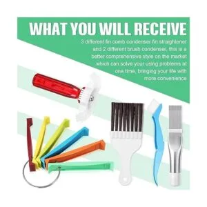 CHENGU Juego de 5 limpiadores de aletas de aire_2