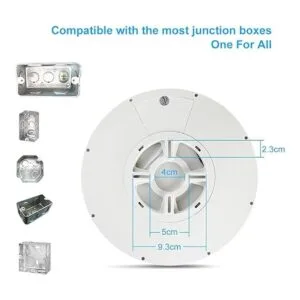 9 inch LED Flush Mount Ceiling Light Fixture 4000K Nature_5