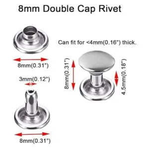 300 juegos de remaches de cuero de acero inoxidable_2