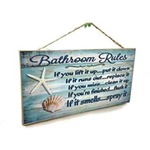 Blackwater Trading Placa de decoración de pared de 5 x 10_1