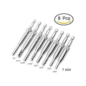 Afunta Juego de 8 brocas centrales para puerta de_2