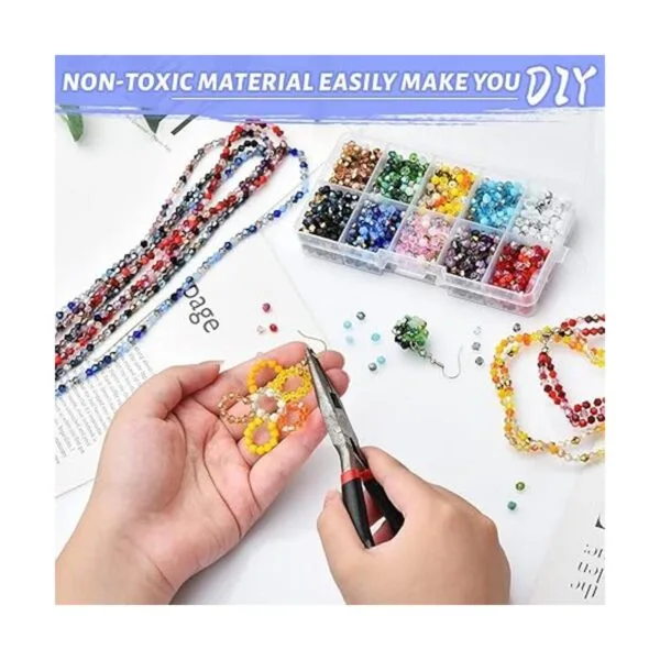 Cuentas de vidrio para hacer joyas total de 2000_6