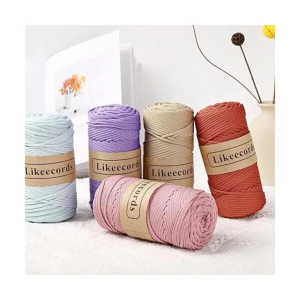 Likeecords Cordón de macramé trenzado de poliéster de_4