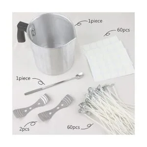 EricX Light Kit de fabricación de velas 60 mechas de_5