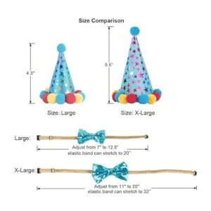 ADOGGYGO Pañuelo de cumpleaños para perros y niñas y_4