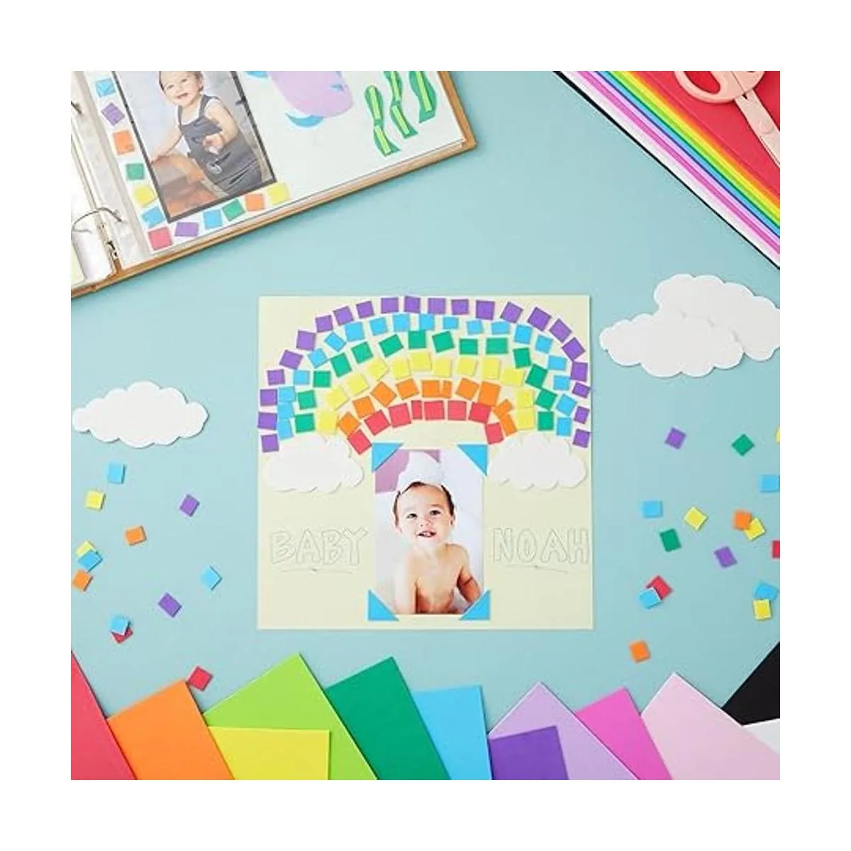 Hojas de espuma EVA para manualidades 12 colores 48_2