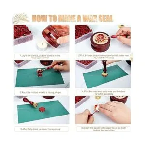 Yagugu Kit de sellos de cera juego de 357 piezas de_4