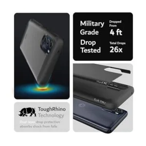 TUDIA DualShield Funda diseñada para Motorola Moto G 5G_3