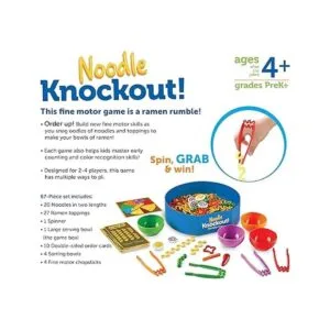 Learning Resources Noodle Knockout Juego de motor fino_6