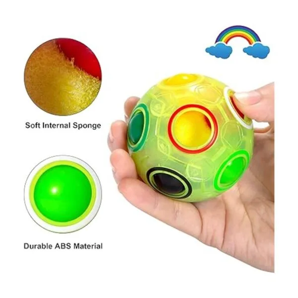 Vdealen Bola mágica del rompecabezas del arco iris juego_3