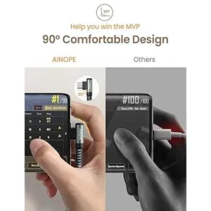 Cable USB C a USB C de 60 W 3.1 A paquete de 2 10 pies_3