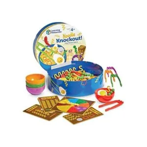 Learning Resources Noodle Knockout Juego de motor fino_1