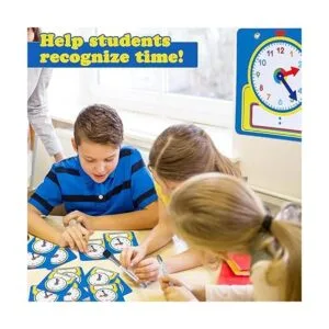 Junkin Kit de reloj de enseñanza de 25 piezas relojes de_5