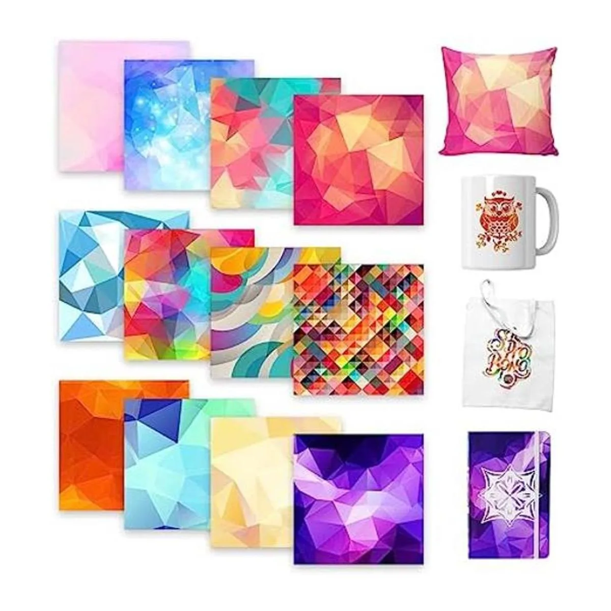 Hojas de tinta de transferencia infusibles 12 piezas de_1