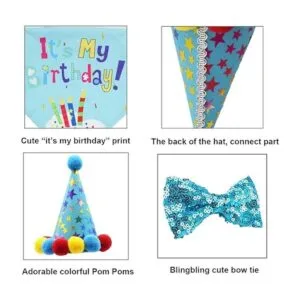 ADOGGYGO Pañuelo de cumpleaños para perros y niñas y_5