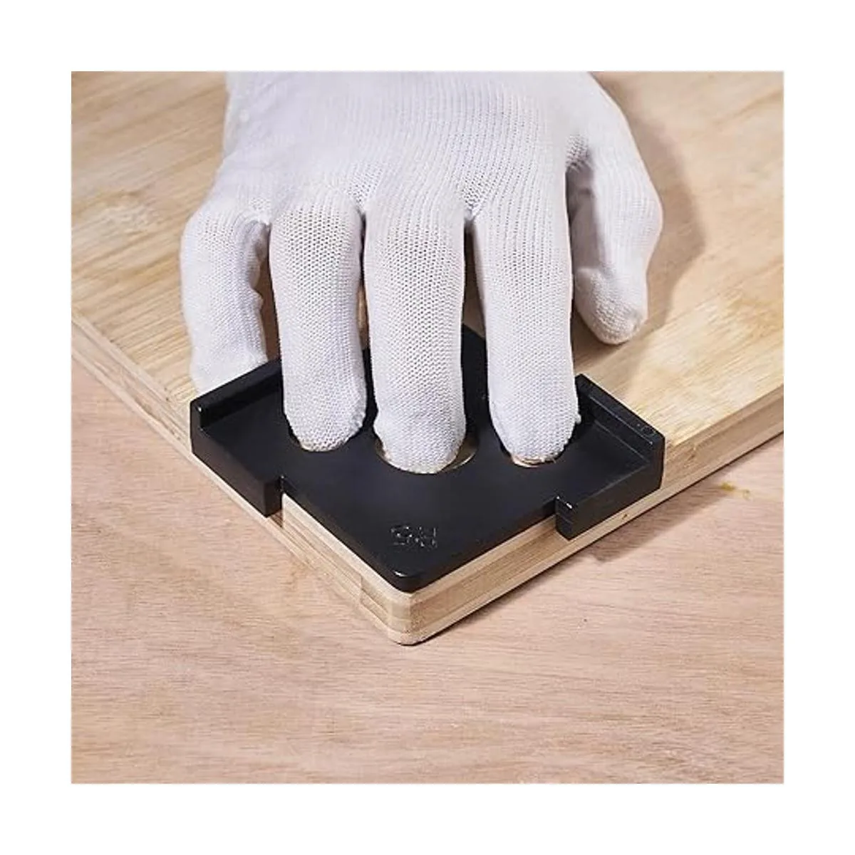 HERMIT TOOLS Paquete de 4 plantillas de enrutador de_3