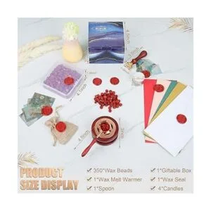 Yagugu Kit de sellos de cera juego de 357 piezas de_2