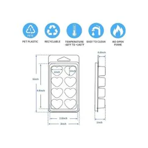 EUPNHY Contenedores de cera para derretir Moldes de cera_3