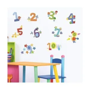 Wallies Calcomanías de vinilo con números de conteo_2