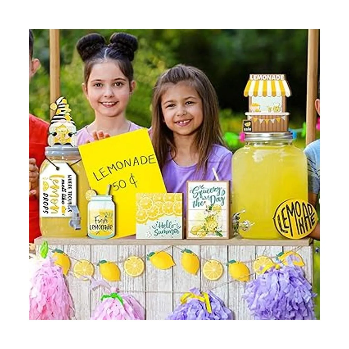 Qunclay 13 piezas de bandeja de limón fresco para_2