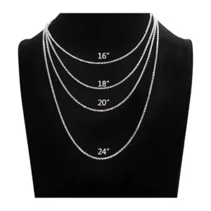 Paquete de 30 cadenas de collar de acero inoxidable de_5