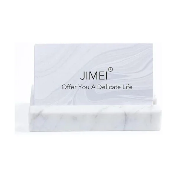 JIMEI Portatarjetas de visita para escritorio elegante_2
