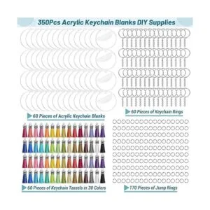 350 llaveros acrílicos en blanco Cludoo de acrílico_2