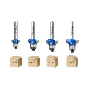 MNA Juego de 4 puntas redondeadas vástago de 14_4