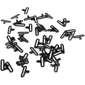 TOPINCN 50 juegos de pajarita hardware Cravat clip_3