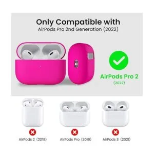 ORNARTO Compatible con AirPods Pro 2 funda protectora de_2
