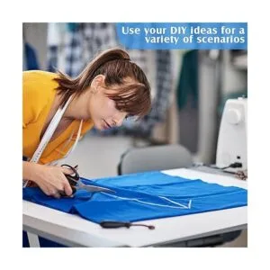 Jecery Tela plateada antideslustre de 1.1 yarda para_5