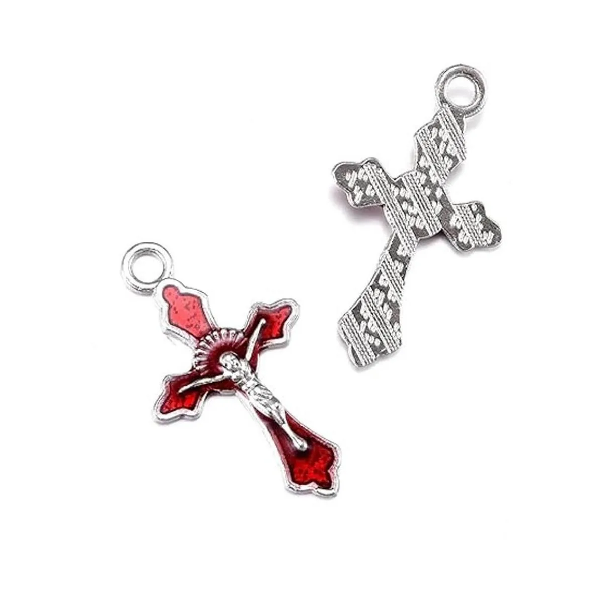 24 unids12 Unidades de color mezclado esmalte de rosario_3